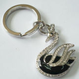 Flying Goose Shaped Metal Key Chain