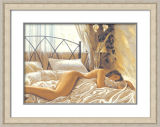 Handpainted Decorate PS Frame Spray Sexy Bed Lady The Fatal Card Painting Drawing Paint