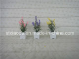 Artificial Plastic Potted Flower (XD15-404F)