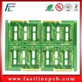 Multilayered Gold Finger Circuit Board with Green Solder Mask