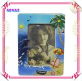 Ceramic Painting Dolphin Photo Picture Frame with Palm Tree