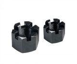 Grade 8.8 Hexagon Slotted Nut/ Castle Nut with Black