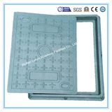 En124 A15 400X600mm Black Square Composite Manhole Cover