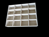 Customized White Color Old Looking Compartment Wooden Display Box