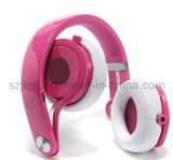 2014 New Best on-Ear DJ Headphone-Neon Pink
