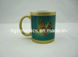 11oz Gold Sublimation Mug, 11oz Gold/Silver Sublimation Mugs