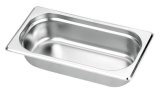 1/4 Stainless Steel European Style Gastronom Containers, Gn Pans
