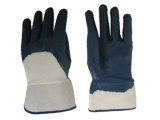 Blue Latex Coated Gloves