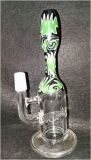 Blown Glass Fancy Chinese Smoking Pipe Bubbler Glass Recyclers