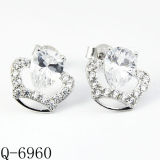 New Design 925 Silver Fashion Earrings Jewellery (Q-6960)