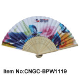 Customized Printed Cheap Paper Folding Fans Promotional Hand Fans Gifts