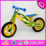 2014 New Wooden Bicycle Toy for Kids, Popular Wooden Balance Bike Toy for Children, Fashion Wooden Toy Bicycle for Baby Factory W16c080