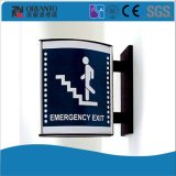Emergency Exit Aluminium Wall Bracket Sign