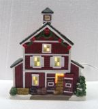 Deluxe Hand Painted Porcelain Lighted House