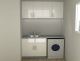 New Design Bathroom Furniture Lacquer Laundry Cabinet (HL-L02)