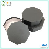 Glossy Foiled Texture Octagonal Paper Gift Box for Apparel Packaging