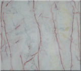 Grey-Red Cream Marble