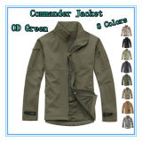 Military Officer Jacket Softshell Jacket Waterproof Windproof Commander Jacket with SGS Standards