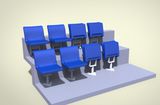 Hot Sold Fix Seat Stadium Chair