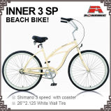 26 Inch Inner 3 Speed Beach Cruiser Bicycle (ARS-2612S-2)