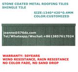 Stone Coated Shingle Roofing Tiles