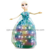 Beautiful Girl Doll Toy with Music and Light