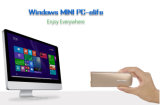 Protable 7.4mm Ultra-Thin Windows 8/10 Z3735f Smart PC Dongle for Commercial & Office