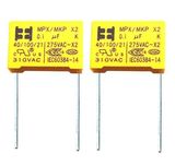 Yellow Metallized Polypropylene Film X2 Capacitor