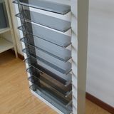 Australian Standard Aluminium Window with Glass Louver