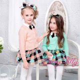 Fashion Kid Dress Wholesale Clothing / Guangzhou Princess Girls Winter Dresses