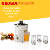 Geuwa Juice Ectractor in Blender Mincer Mill 4 in 1