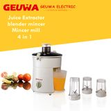 Geuwa Juice Ectractor in Blender Mincer Mill 4 in 1