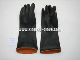 Double Color Industrial Latex Sun Gloves
