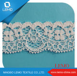 French Elastic Lace Trim for Garment Decoration
