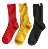 Men's Women's Cotton Double Needle Dress Socks (WA052)