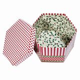 Hexagonal Gift Box With Lid & Bottom