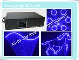 Outdoor Animation Laser Lighting Stage DJ Disco 1watt Blue Laser Light