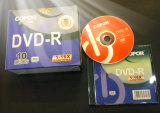 High Quality Blank DVD R /4.7GB 120min 16X Color Shrink Pack