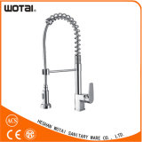 Single Lever Pull out Kitchen Faucet, Spring Pull out Faucet