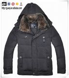 Man Casual Softshell Down Jacket for Winter
