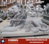African Lion Stone Carving (SR006)