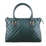 Cowhide Leather Handbag for Women, Quilted Leather Handbag (EF108815)