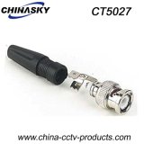 CCTV BNC Male Solderless Connector with Boot (CT5027)