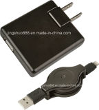Portable Fast Travel USB Mobile Phone Charger (AC-IP5-010)
