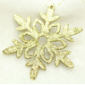 9cm Glitter Snowflake for Christmas Decoration