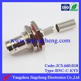 BNC Female Bulkhead RF Connector Crimp for Rg58 Cable