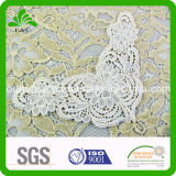 Symmetrical Floral Design Polyester Embroidery Collar Lace