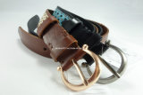 New Fashion Women Leather Belt with Nickel-Free Buckle (EUBL0916-35)