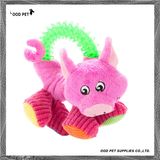 Plastic Bite Ring Plush Toy Pig Dog Toy