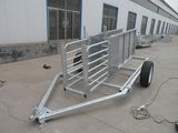 Galvanized Cattle Sheep Livestock Animal Farm Trailer